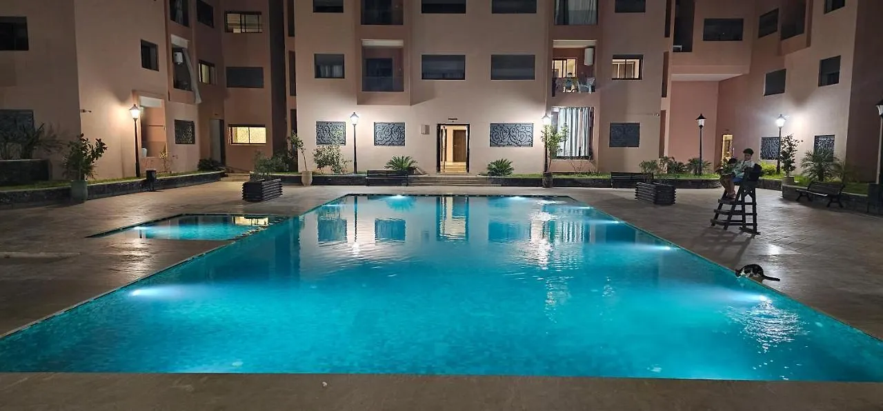 Family Apartment With Swimming Pool Air Conditionning And Elevator Marrakesh